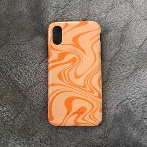 burga orange iphone X/ Xs case